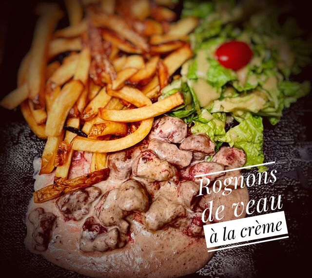Rognons de veau à la crème