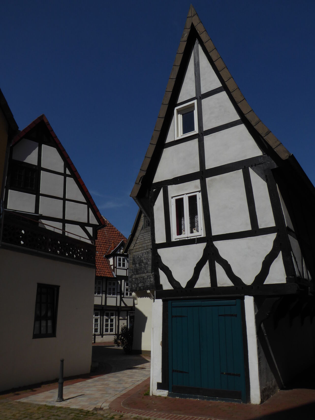 Dachterrasse und Haus