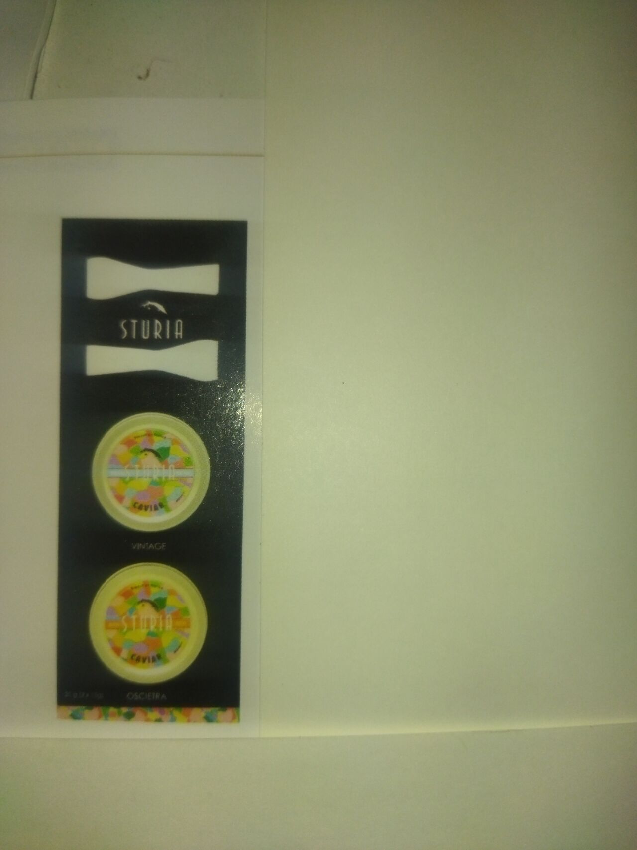 Caviar dégustation 34.74€ les20gr