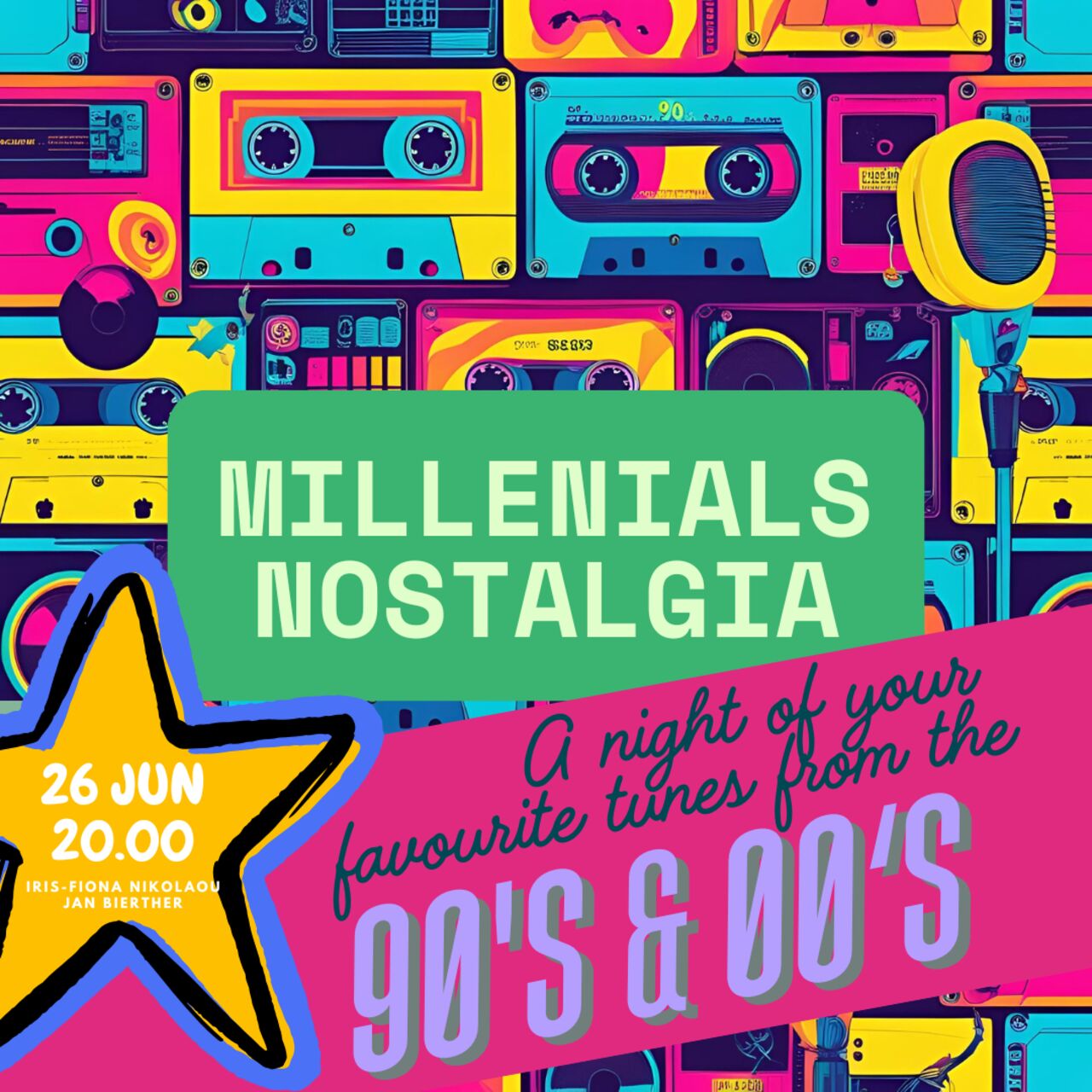 26 JUN - "Millenial Nostalgia" ✨🎤✨Live Musik
