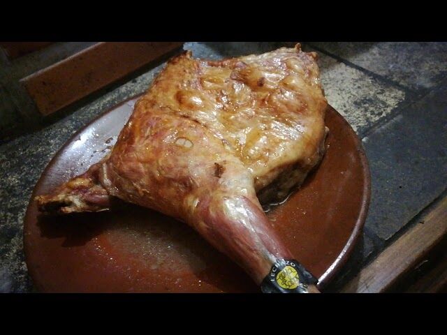 Asado de Cuarto delantero de Lechazo