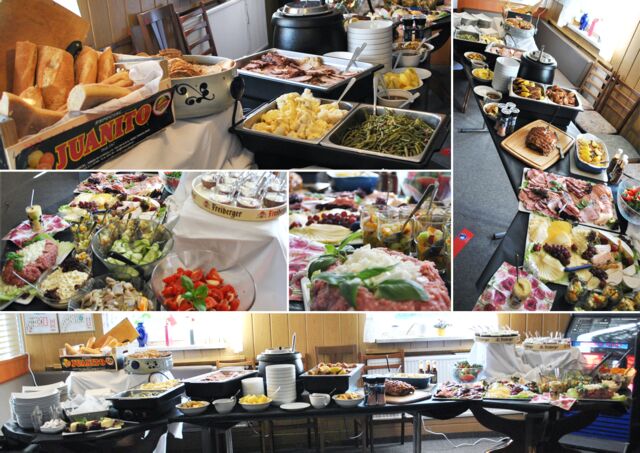 Impressionen eines Hochzeitsbuffets vom 29.06.2019