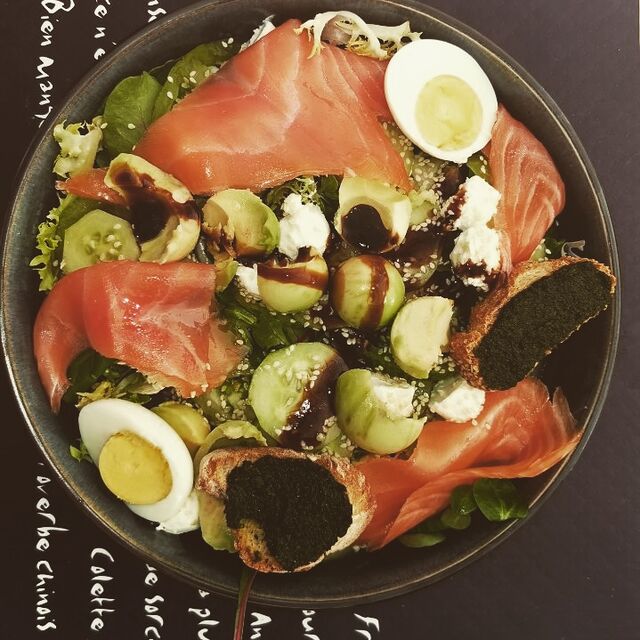Salade de saumon 