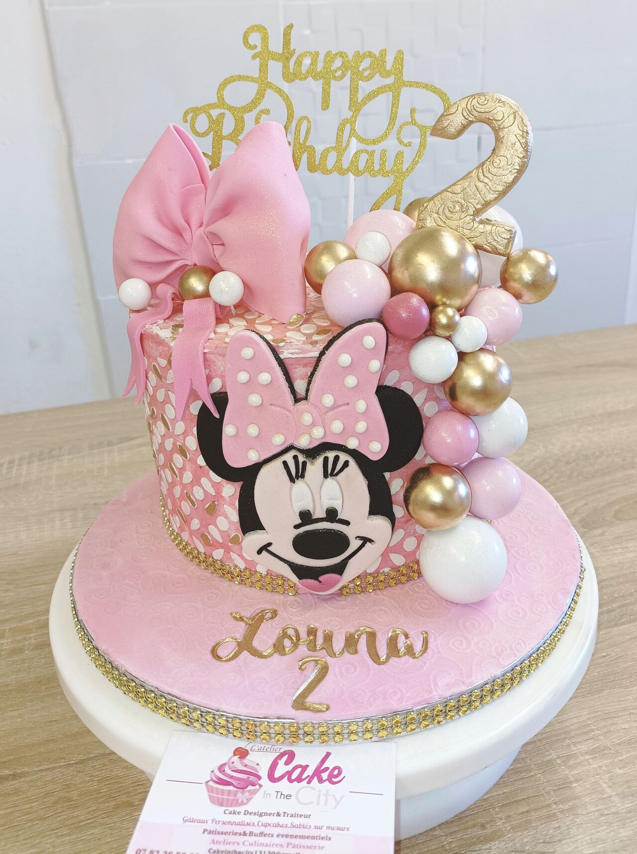 Gâteau thème Minnie 