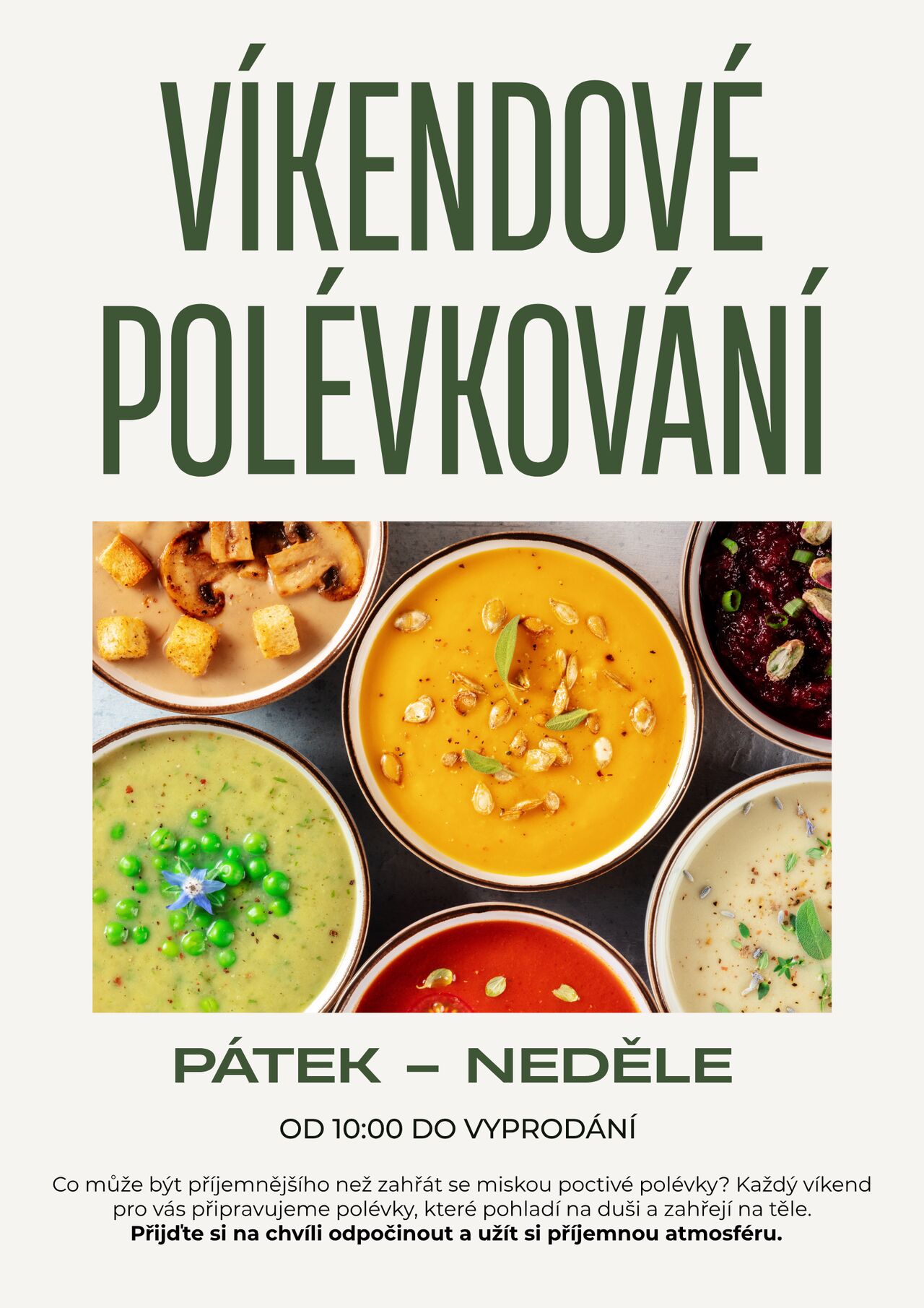 VÍKENDOVÉ POLÉVKOVÁNÍ