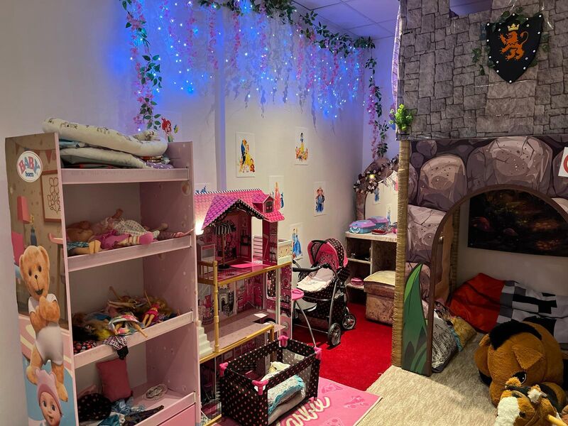 Levá část pro princezny