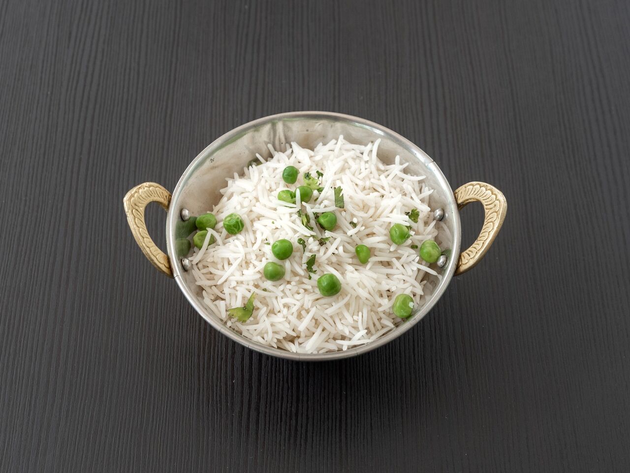 Ryż z zielonym groszkiem