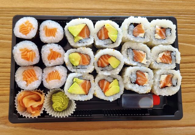 Plateau maki (version tout saumon)