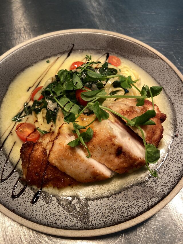 kip Gordon bleu met blauwe kaas 