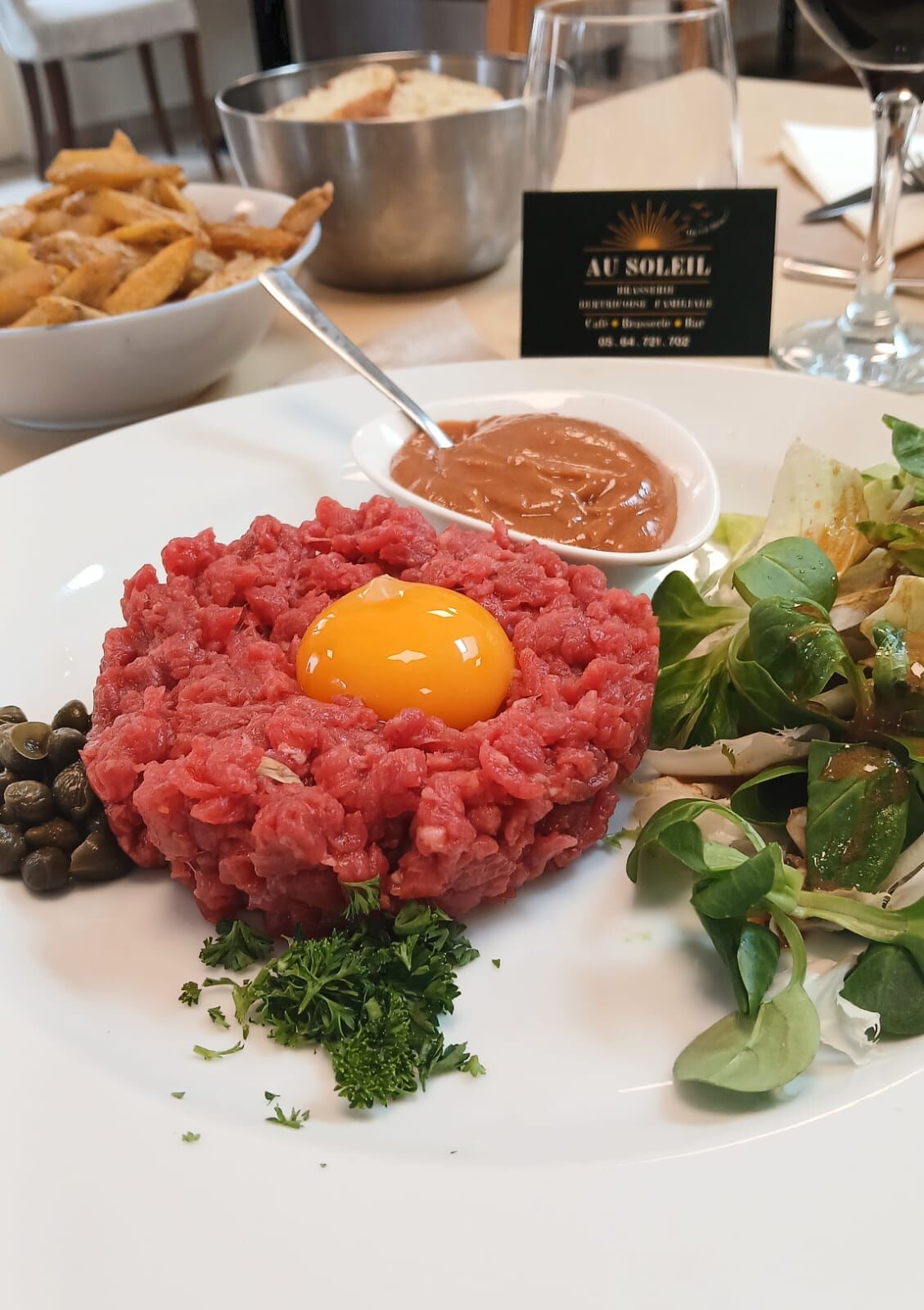 Tartare de bœuf 