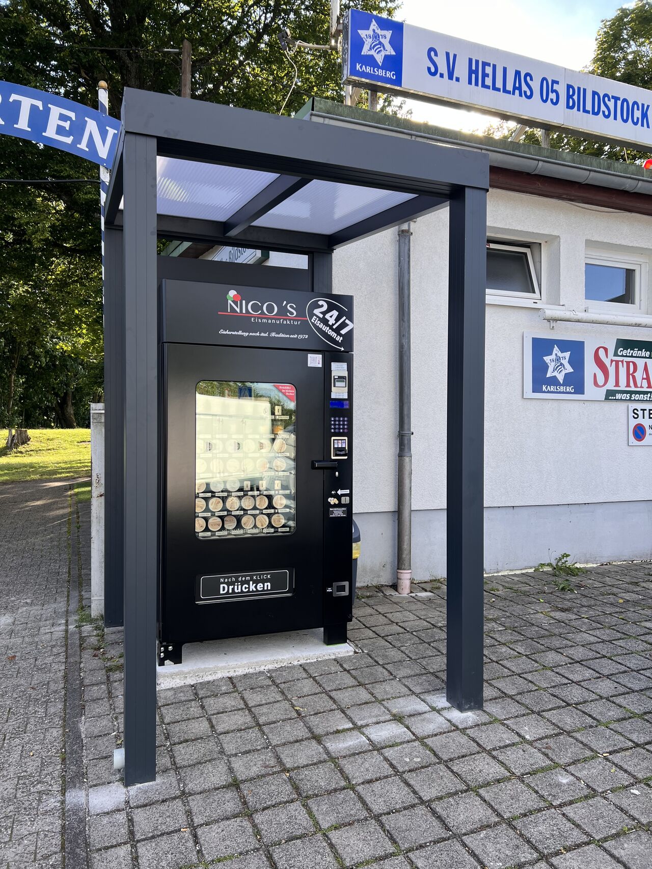 Unser 24/7 Eisautomat in Bildstock