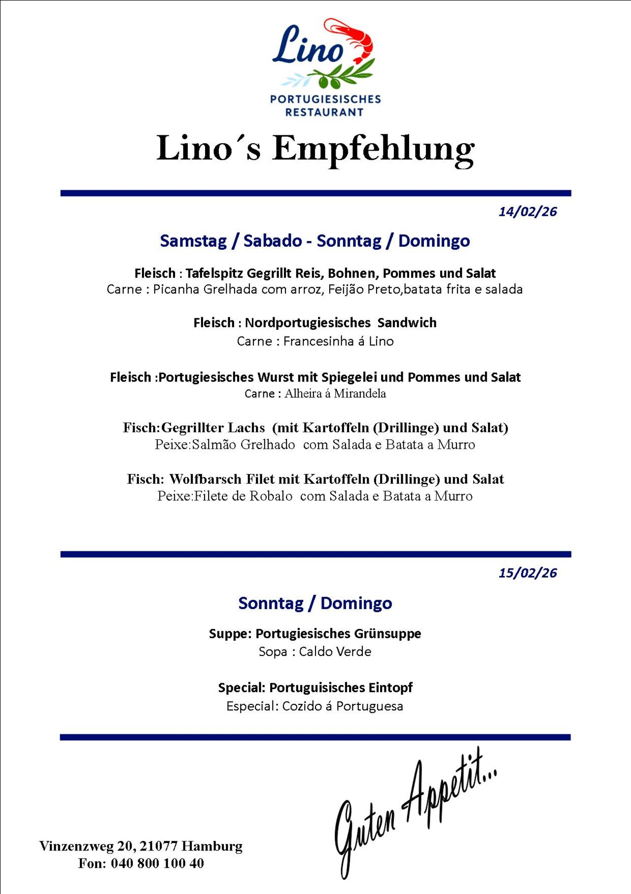 Wochenende, Specials