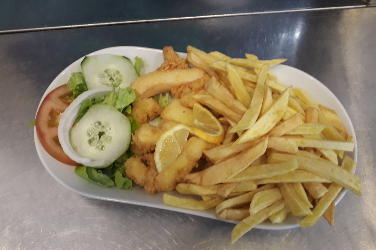 Choco frito à Setubalense