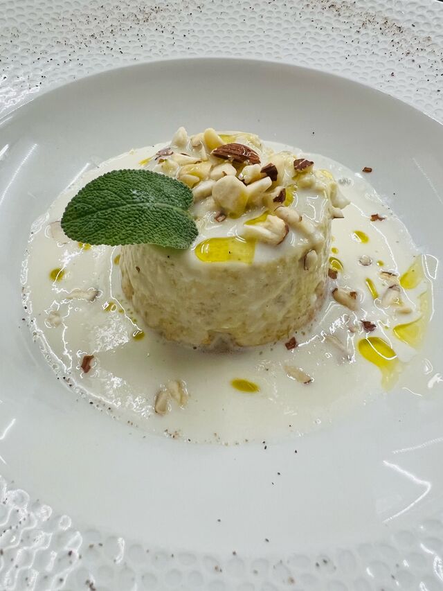 Sformatino di patate e porri