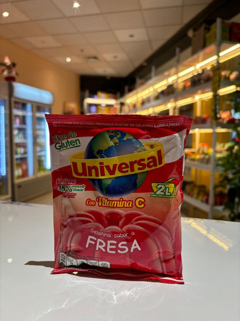 GELATINA SABOR A FRESA