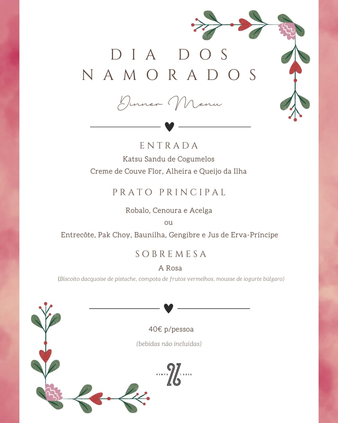 Dia dos Namorados no 26 Lounge!