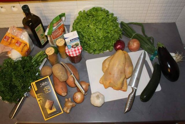 Préparation
colombo de poulet 