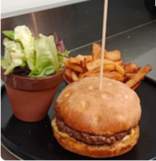 Burger Oignons Confits