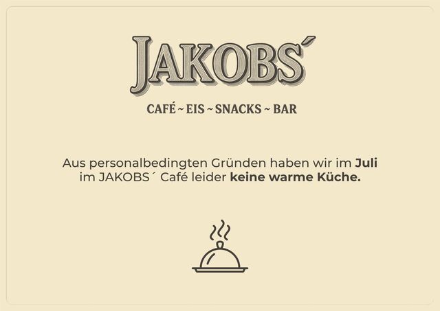 Warme Küche geschlossen .