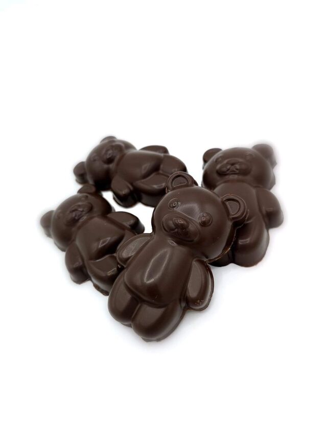 Ourson chocolat noir et guimauve vanille