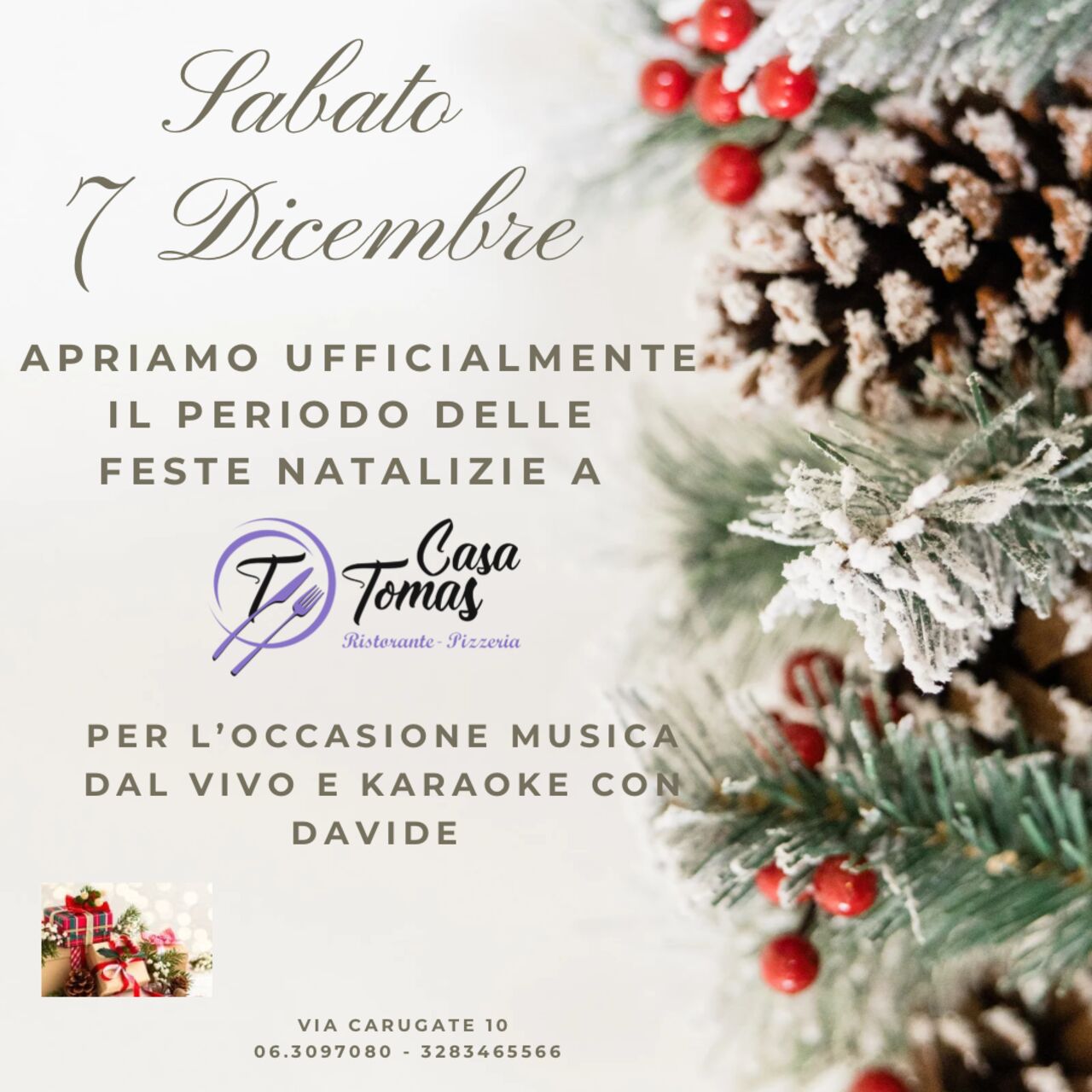 Apriamo ufficialmente le feste natalizie 🎄