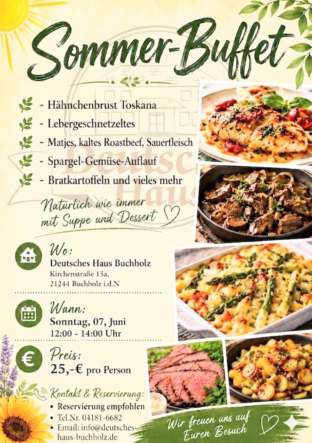 Große Sonntagsbuffets