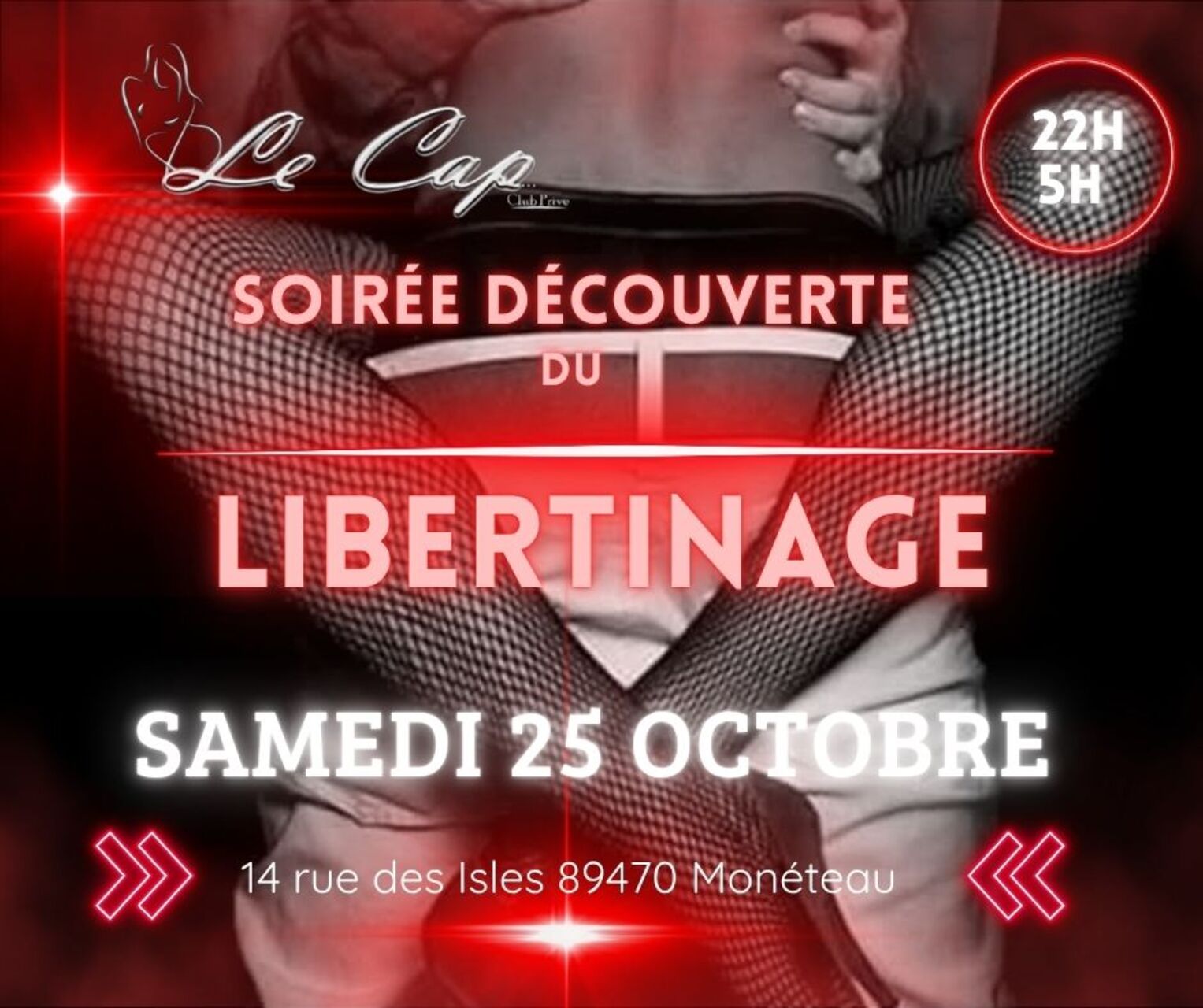 Soirée Découverte du Libertinage - Samedi 25 Octobre