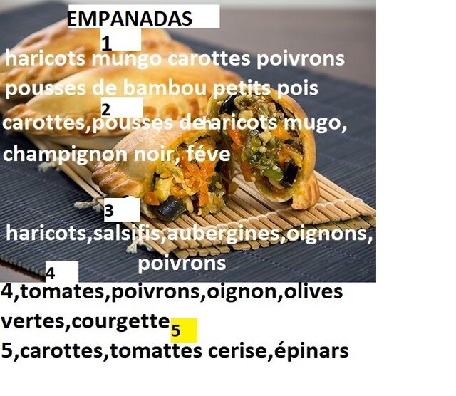 EMPANADAS LEGUMES 4.0€