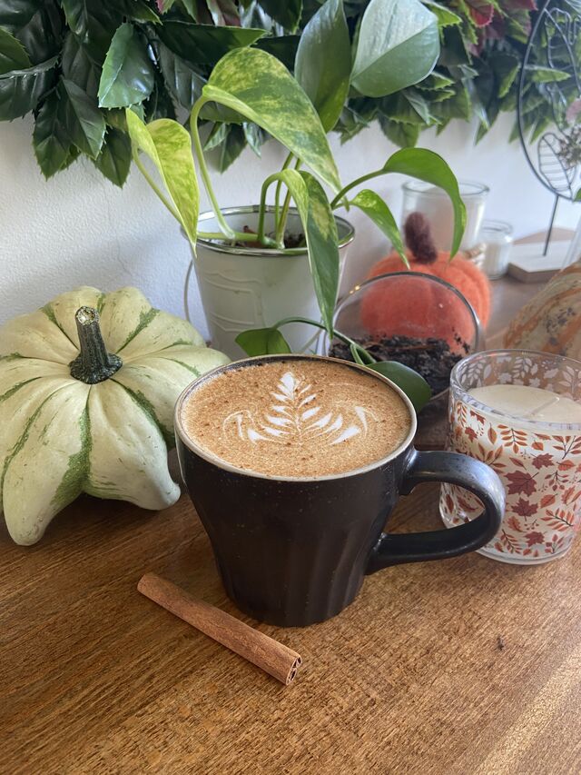 Latté s vůní podzimu