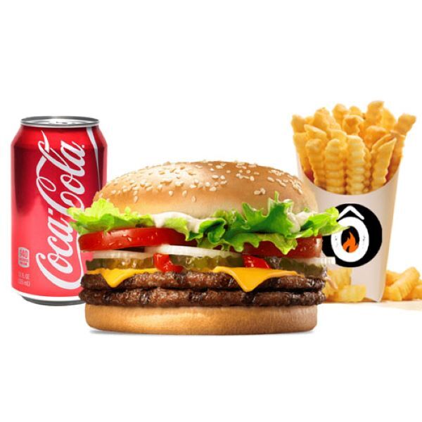 Menu double whoper