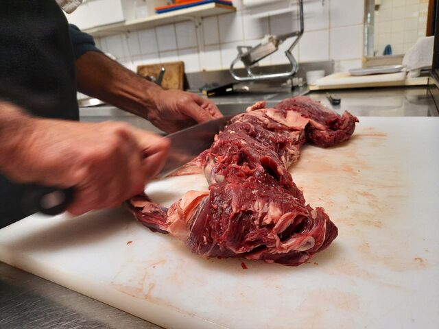 Découpe de la viande