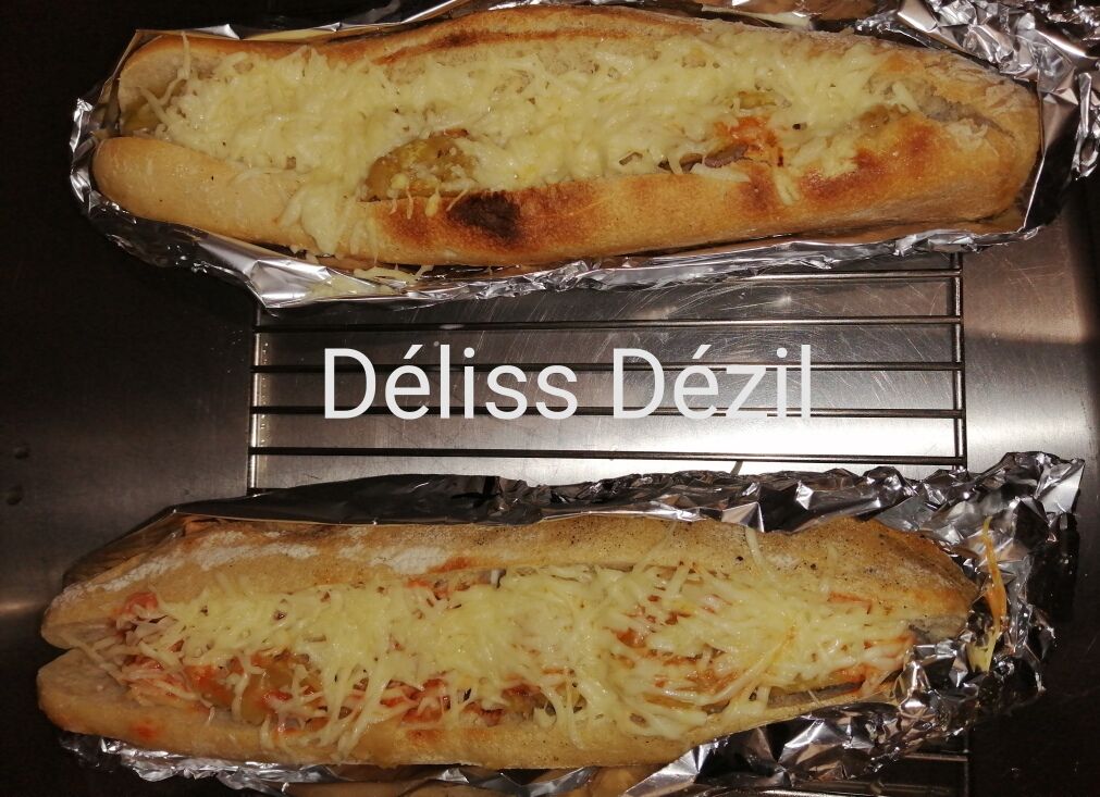 Pain bouchon gratiné