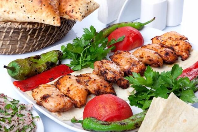 Tavuk Şiş - Grilled Chicken on Skewer