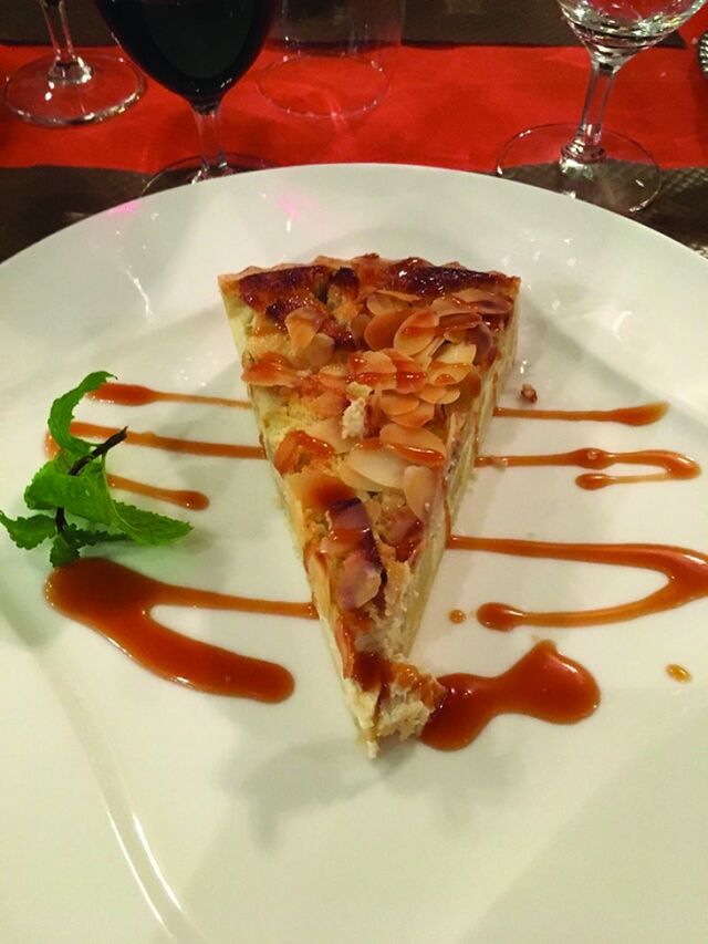 Tarte aux pommes amandine