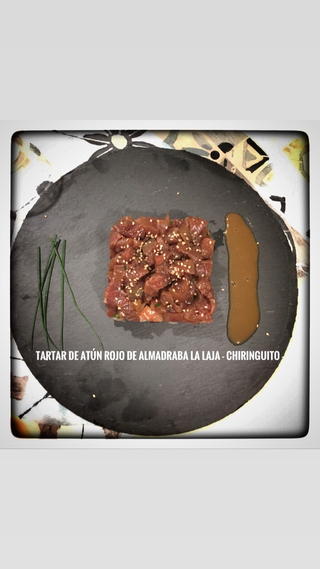 Tartar atún rojo “espectacular”