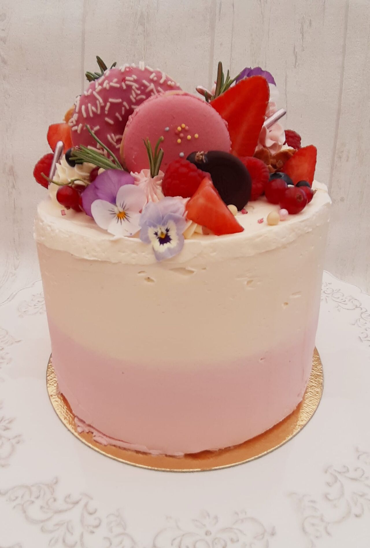 Layer Cake fruits rouges
