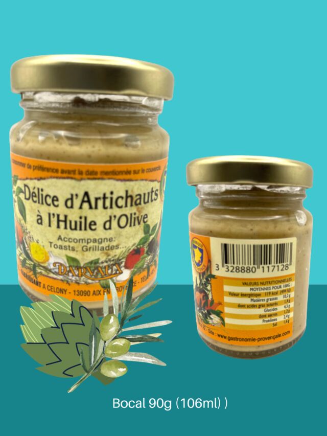 DÉLICE D'ARTICHAUTS - 90g - 106ml