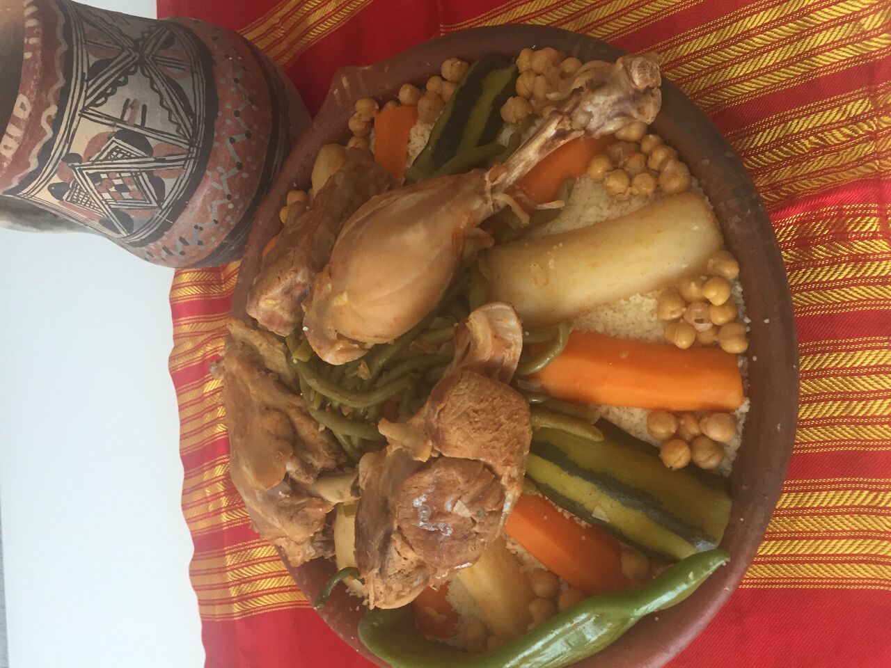 Couscous kabyle, 2 viandes au choix 