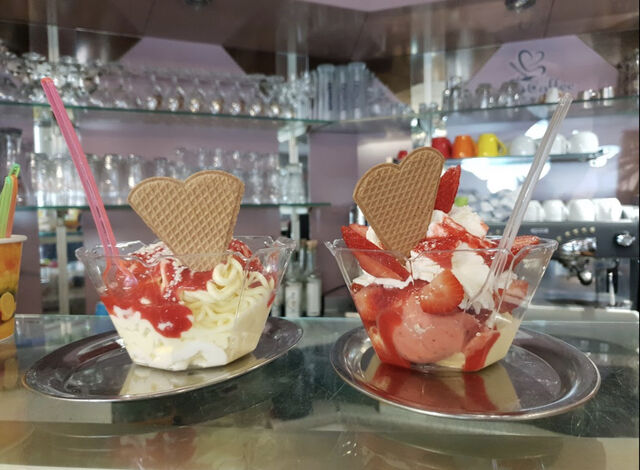 Eisbecher zum mitnehmen