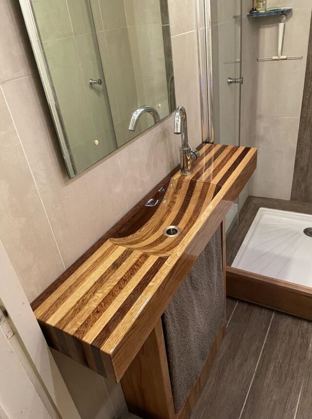 Chiuveta lemn masiv 