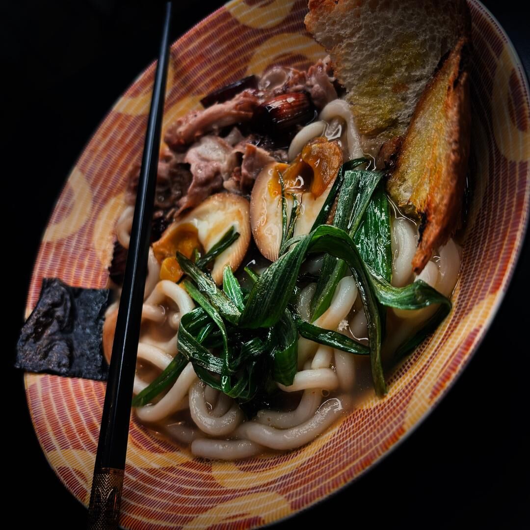 Ramen con agnello