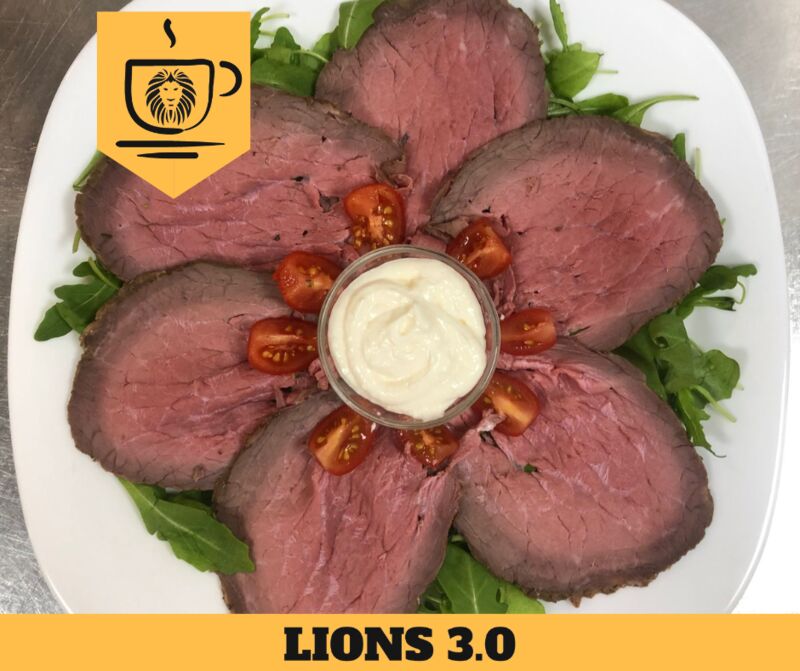 roast beef con salsa