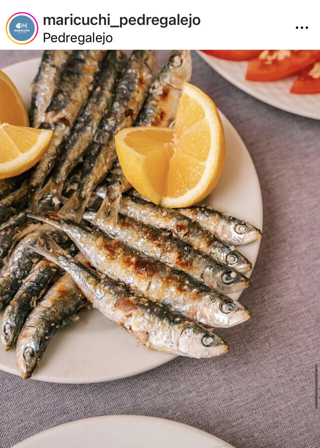 Sardinas al espeto