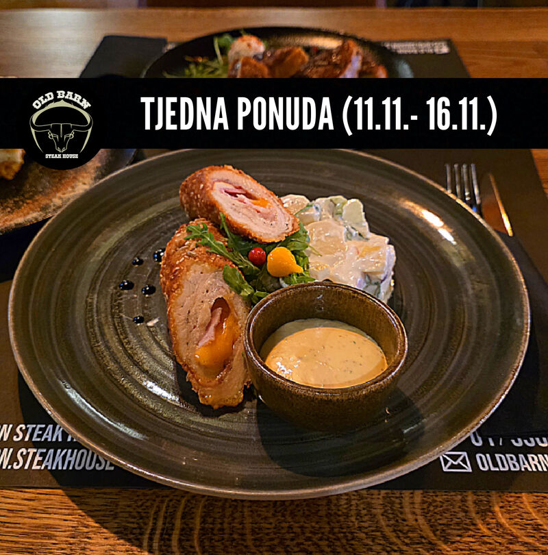 PILEĆI CORDON BLEU S AIOLI UMAKOM I SALATOM OD KRUMPIRA, JABUKE I CELERA