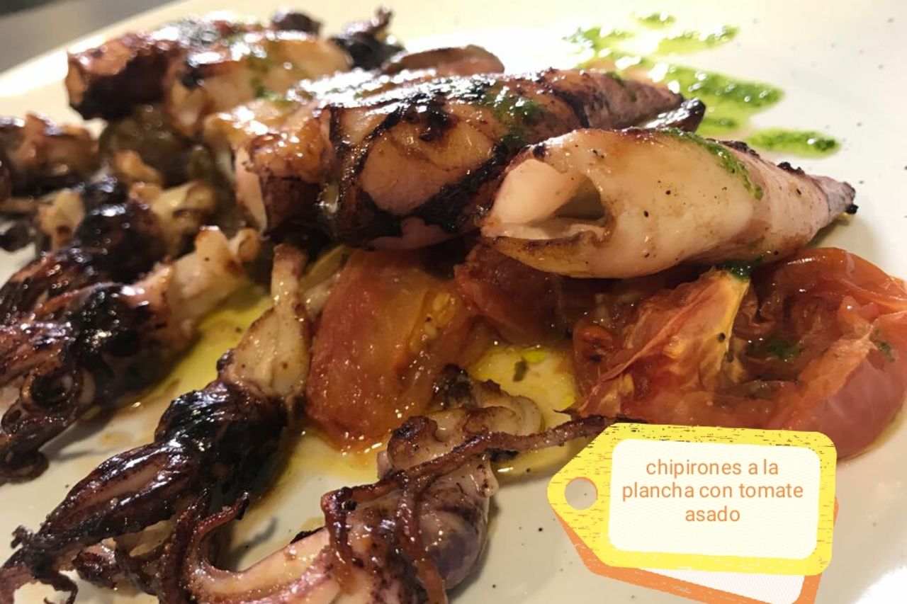 chipirones a la plancha