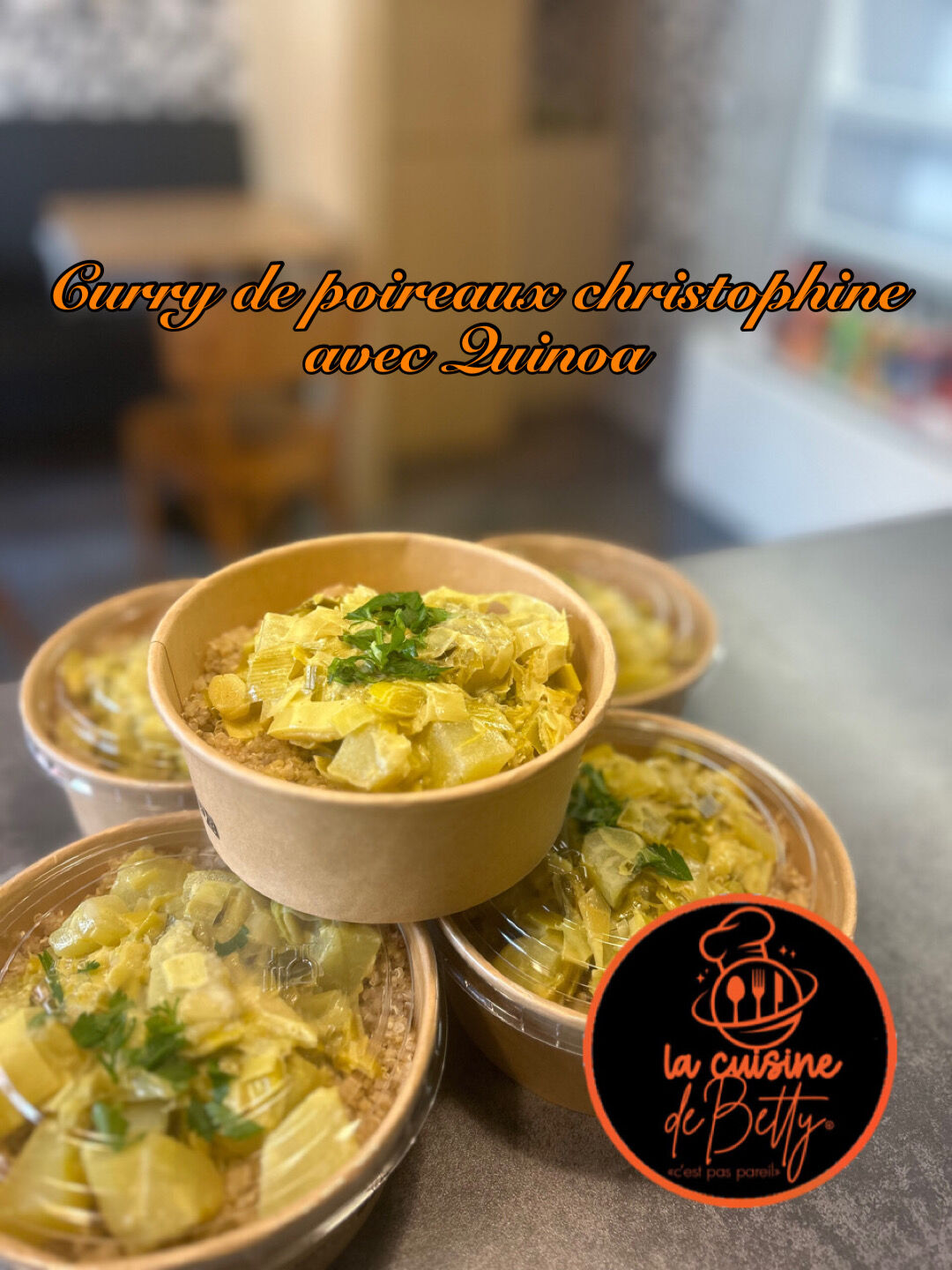 Curry de poireaux christophine