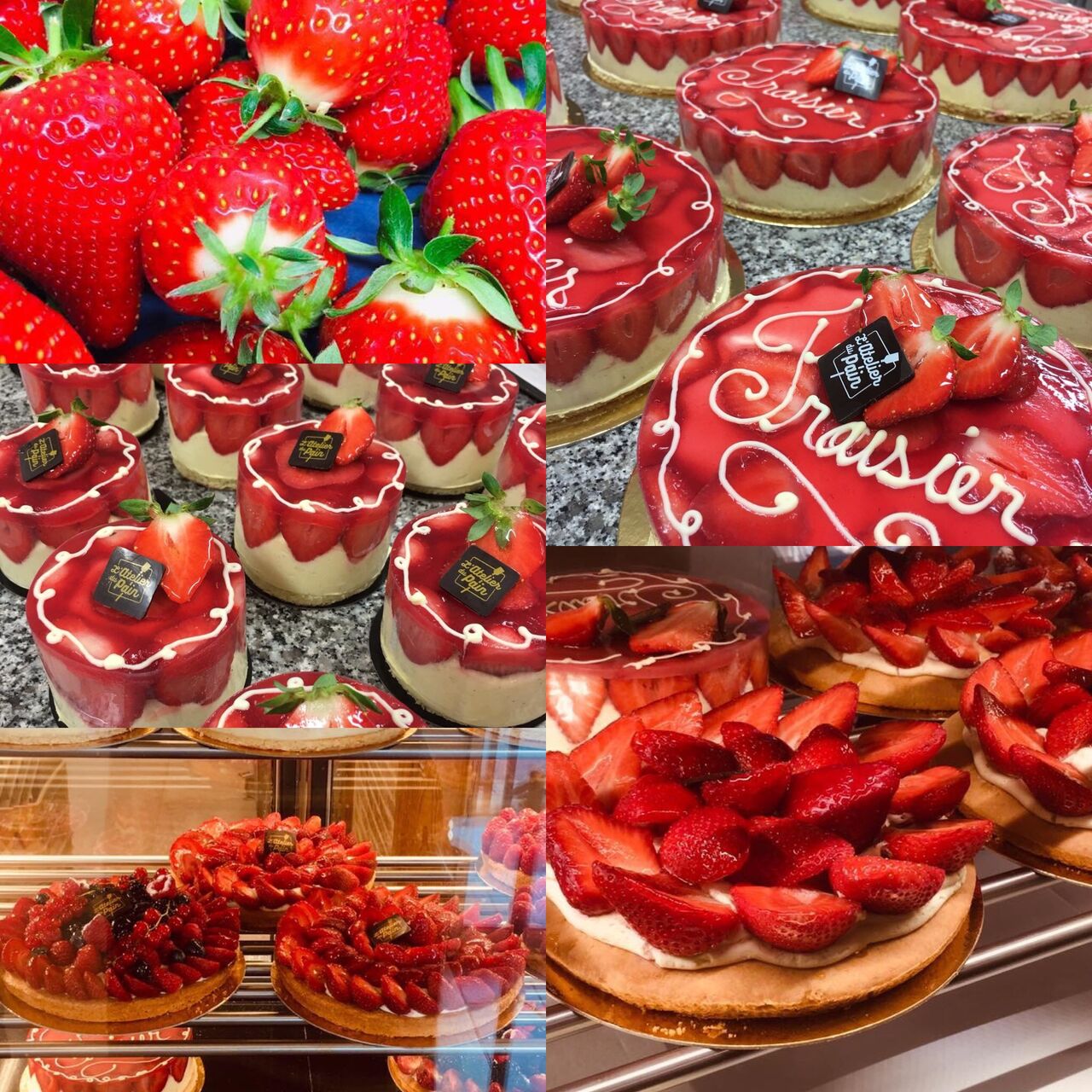 CASCADE DE FRAISES D'AVRIL A FIN JUIN 100% VERRIAISE! FRAISIER OU TARTE AUX FRAISES