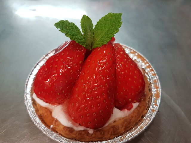 Tarte aux fraises 