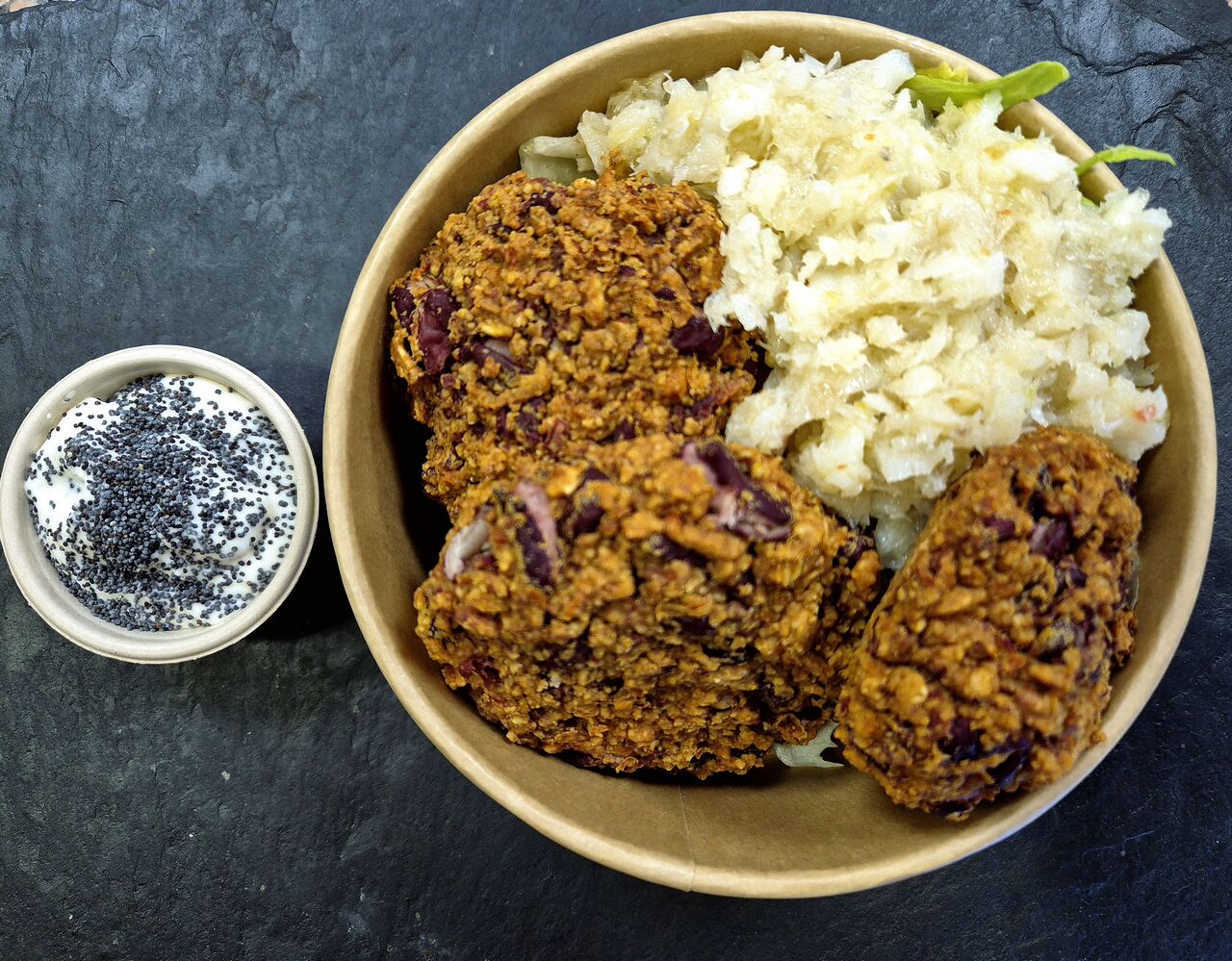 Boulette haricots rouges et chiquetaille de morue 