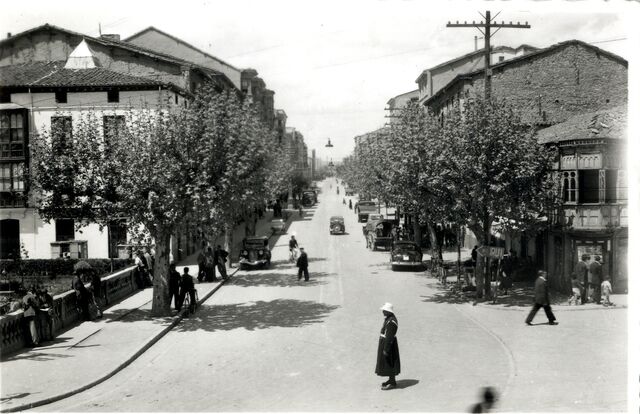Postal Calle de Vitoria - Miranda de Ebro